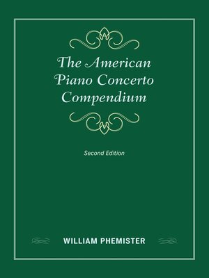 cover image of The American Piano Concerto Compendium